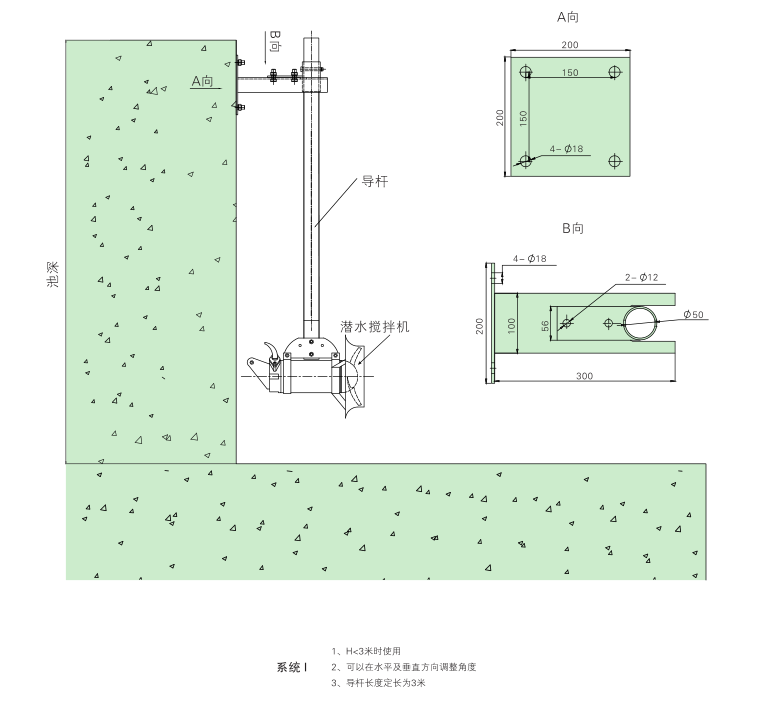潛水攪拌機 QJB0.85/8-260/3-740C 潛水攪拌機 QJB0.85/8-260/3-740C